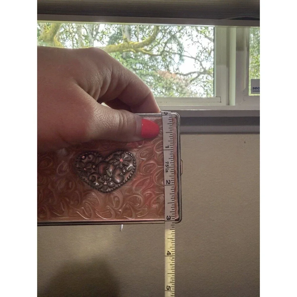 Women’s Vintage Metal Photo Or Card Holder For Wallet